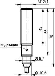 Габариты ISB AF2A-31N-2-LZ-H